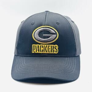 Green Bay Packers Hat Cap SnapBack Strap NFL Teams Apparel Black